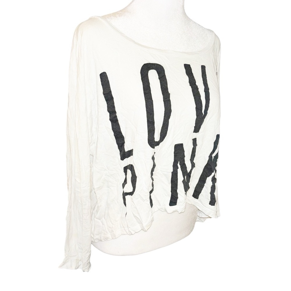 VS PINK 3/4 sleeve crop top - Picture 2 of 4